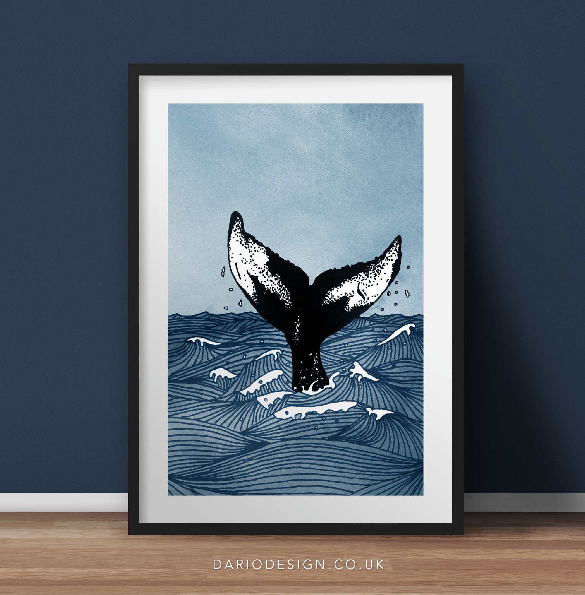 Humpback Whale Tail print