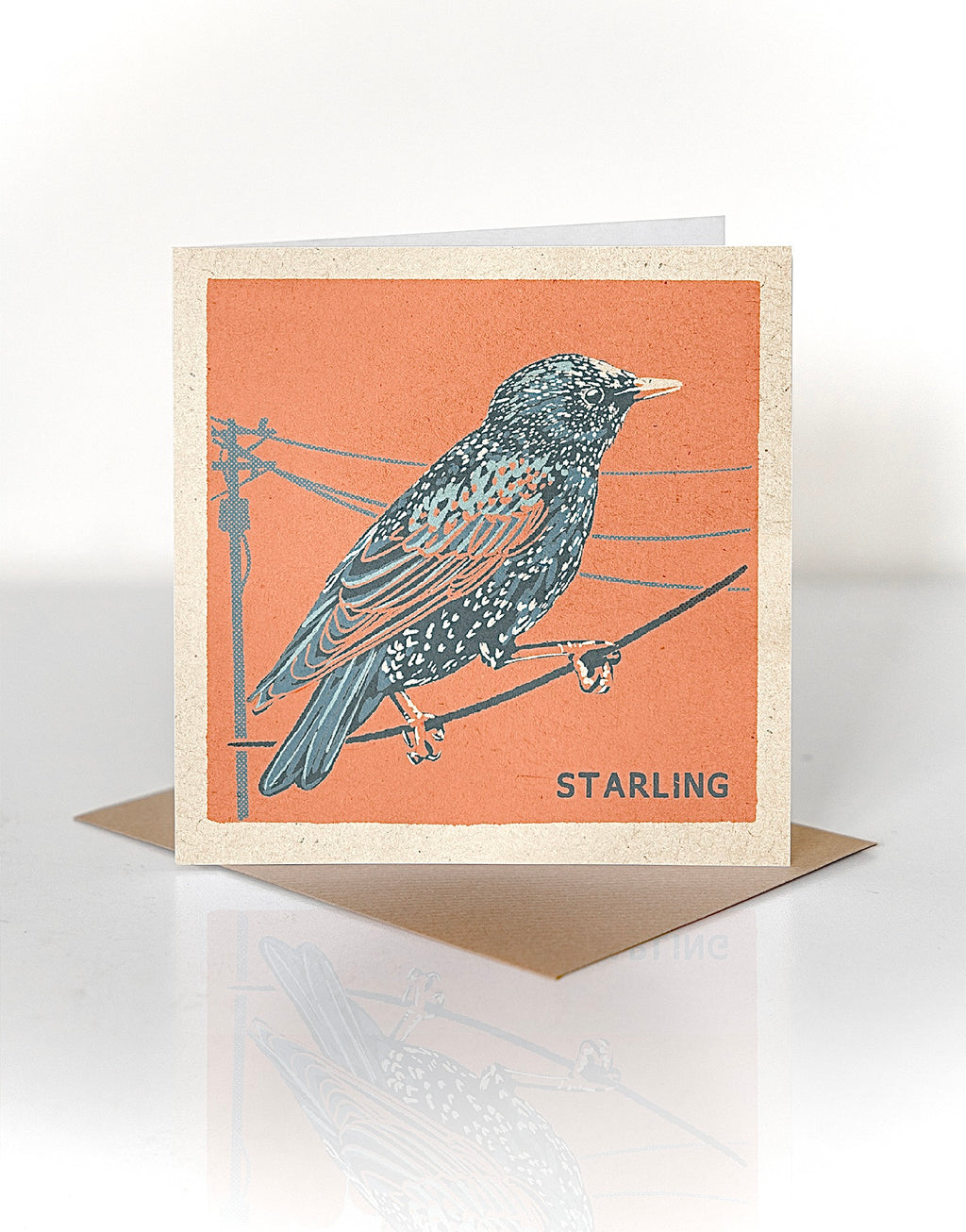 Starling greeting card