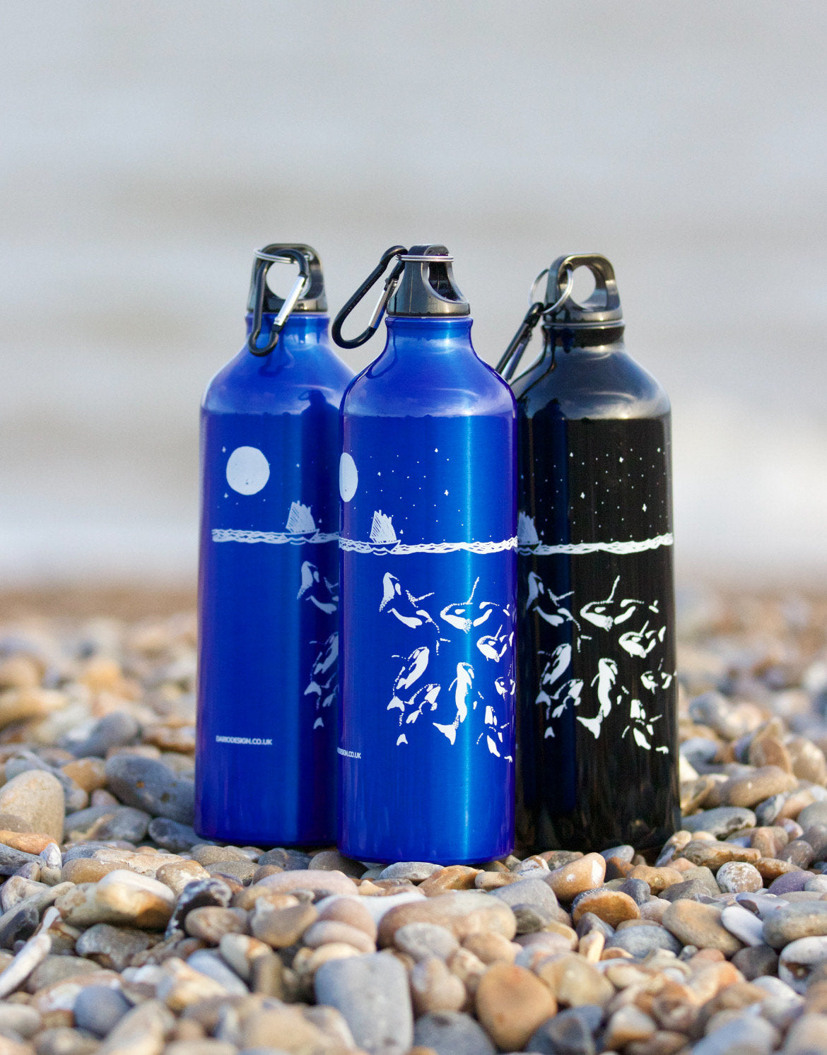 Midnight Orca - 770ml killer whale water bottle