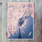 Antarctic Icebreaker illustrated print