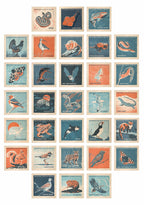 UK Endangered Species A2 retro print