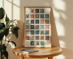 UK Endangered Species A2 retro print