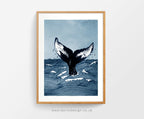 Humpback Whale Tail print