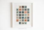 UK Endangered Species A2 retro print